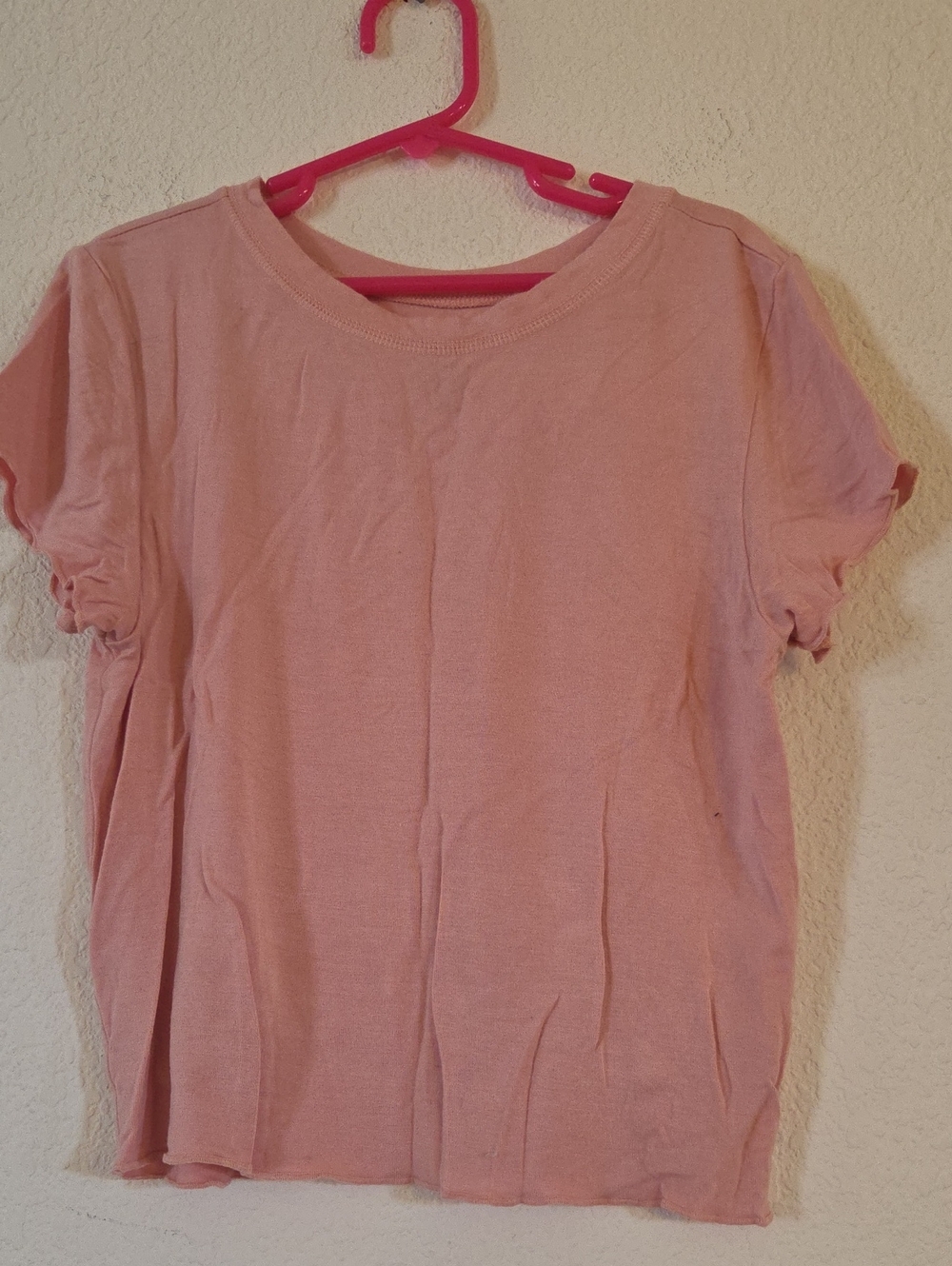Me to We Dusty Pink Short-Sleeve Crewneck Tee